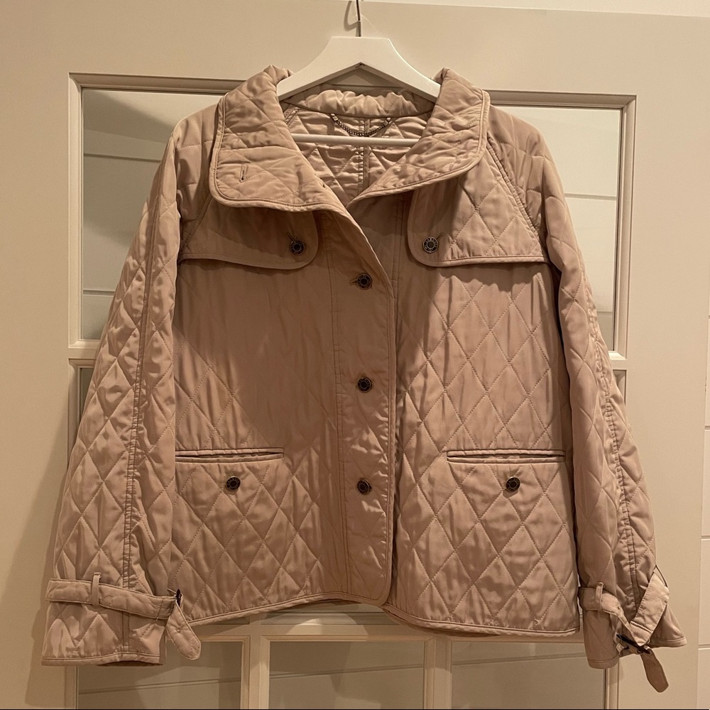 Talbots Tan Quilted Jacket